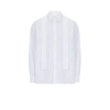 Prada Plain Cotton Shirt In White