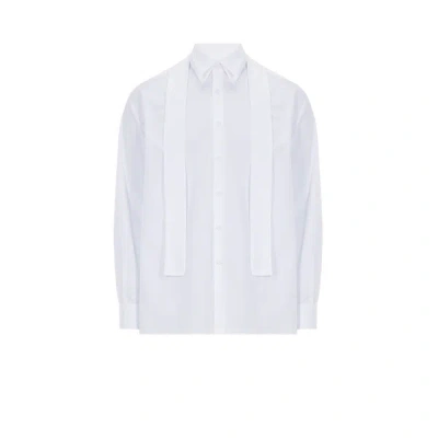Prada Plain Cotton Shirt In White