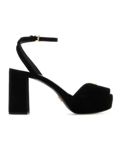 Prada Platform High Heel Sandals