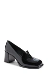 Prada Patent Leather Loafer Pumps In Black