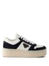 Prada Platform Sneakers In White