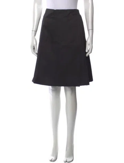 Pre-owned Prada Pleated Accents Mini Skirt In Green