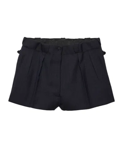 PRADA PLEATED BUTTONED SHORTS