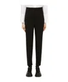 Prada Pleated Casual Pants On The Front In Black
