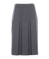 Prada Pleated Midi Skirt