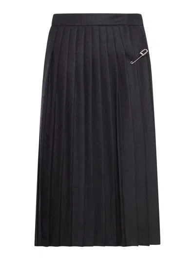 Prada Pleated Midi Skirt