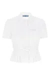 Prada Women Pleated Shirt