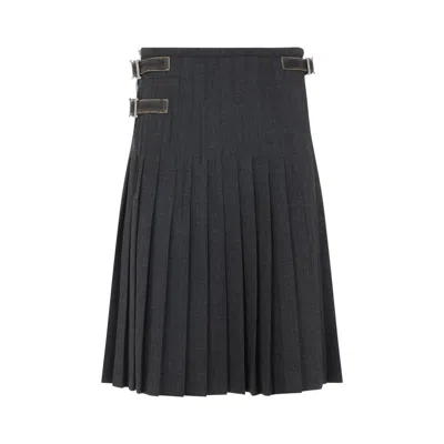 PRADA PRADA PLEATED SKIRT