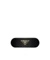 Prada Haarspange Aus Plexiglas In Black