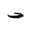 Prada Bow-detailed Velvet Headband In Black