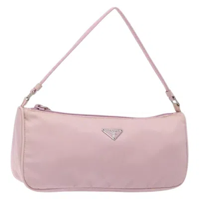 Pre-owned Prada Pochette Shoulder Bag Tessuto Nylon Clutche & Pouche Bag () In Pink