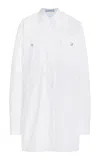 Prada White Cotton Shirt In White