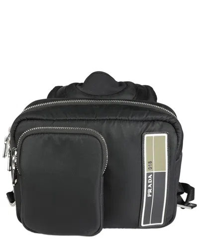 Prada Pocket Technical Nylon Backpack