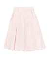 Prada Pocketed Midi A-line Skirt In Pink