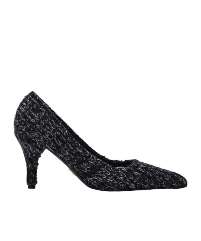 Prada Pointed High Heels In Animal Print