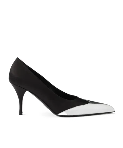 PRADA PRADA TWO-TONED SLIP-ON PUMPS