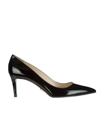 Prada Pointed High Heels In Black