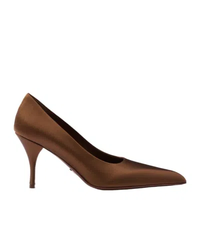 PRADA PRADA POINTED TOE SLIP-ON PUMPS