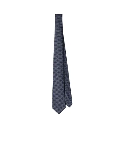 Prada Pointed Tie In Aviation Blue