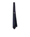 Prada Pointed Tie In Blue