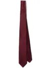 PRADA POINTED-TIP SILK TIE