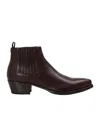 Prada Pointed Toe Chelsea Boots In Multi