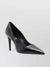 Prada Pointed Toe Saffiano 90mm Pumps In Black