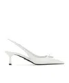 Prada Pointed Toe Slingback Pumps In Multi