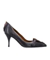 Prada Pointed Toe High Heels In Black