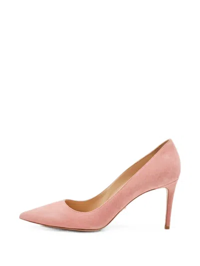 Pre-owned Prada Pointed-toe Heeled Pumps In Pink