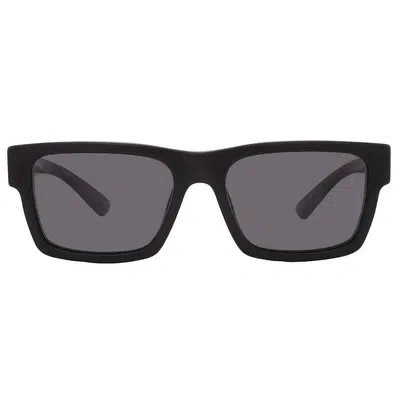 Pre-owned Prada Polarized Black Square Men's Sunglasses Pr 25zs 1ab08g 56 Pr 25zs 1ab08g
