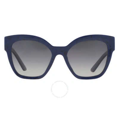 Prada Polarized Grey Gradient Butterfly Ladies Sunglasses Pr 17zs 18d5w1 54
