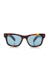 Prada Polarized Tortoiseshell Square-frame Acetate Sunglasses In Brown