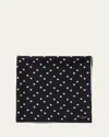 Prada Printed Silk Twill Scarf In F0967 Nero Bianco