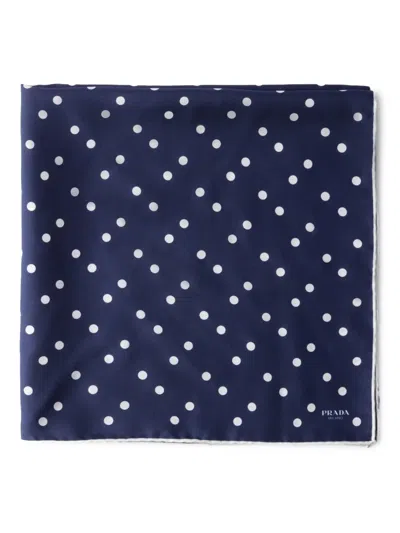 PRADA POLKA-DOT SCARF