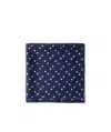 Prada Bedruckter Schal Aus Seidentwill In Blue/white