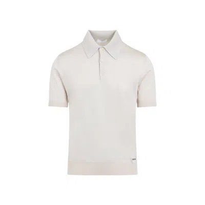 Prada Natural Silk T-shirts And Polos In White
