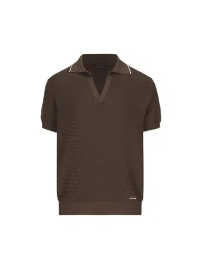 Prada Polo In Brown