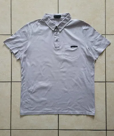 Pre-owned Prada Polo In Grey