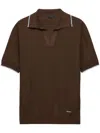Prada Polo-neck Sweater In Brown