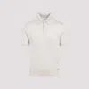 Prada Natural Silk T-shirts And Polos In White