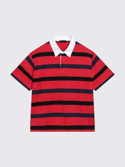 Prada Polo Shirt Men In Red