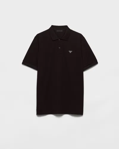 PRADA POLOSHIRT AUS PIQUÉ
