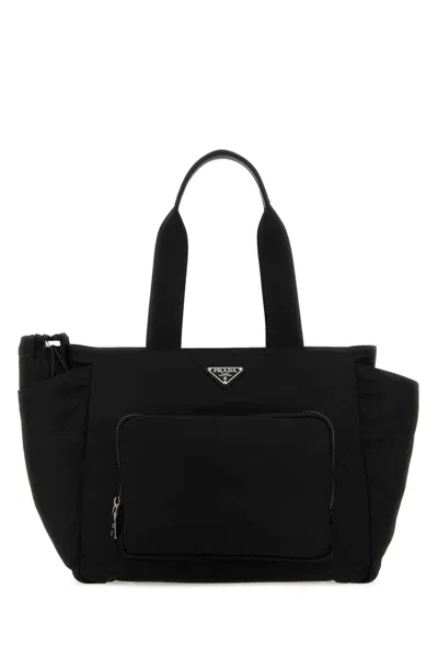 Prada Polyamide Handbag In Black