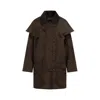 Prada Brown Polyamide Jacket In Brown
