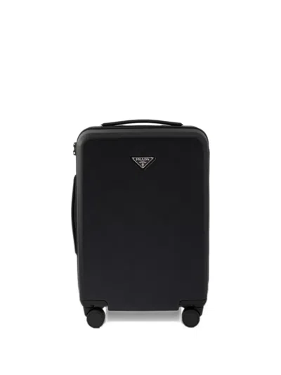 Prada Polycarbonate Trolley In 블랙
