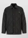 Prada Polyester Down Jacket Casual Style In Black