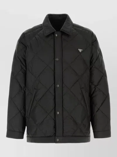 PRADA POLYESTER DOWN JACKET CASUAL STYLE