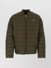 PRADA POLYESTER DOWN JACKET WITH STAND-UP COLLAR AND QUILTED DESIGN