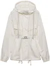 Prada Blousonjacke Aus Technischem Pongé In Neutrals